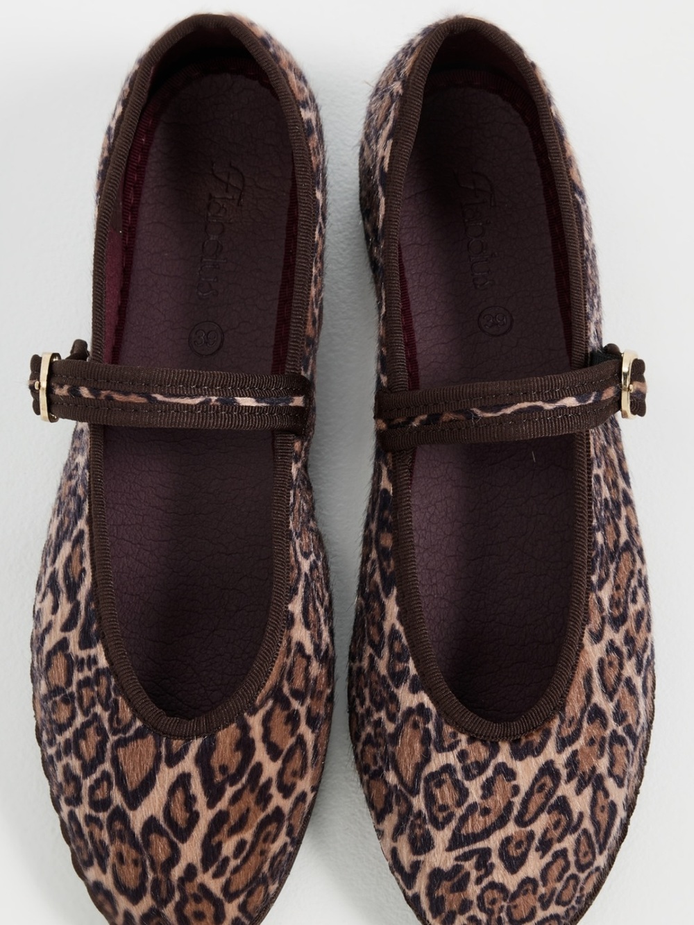 Flabelus Pierre Mary Jane Flat—Leopard